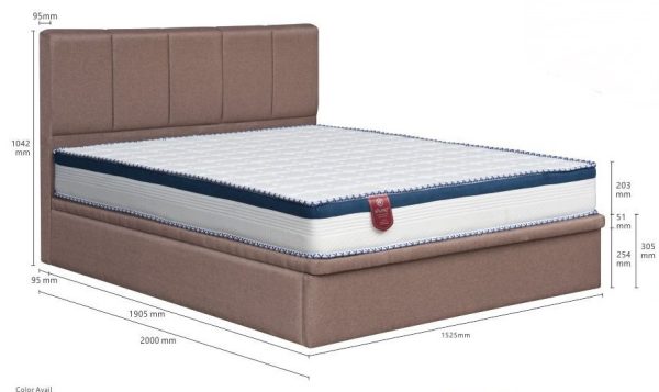 Faux Leather Storage Bed LB1156